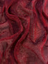 Vasthrlay Women's Maroon Chiffon Saree with Embellished Border | Lightweight Party Designer Saree