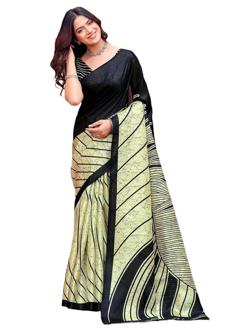 Vasthrlay Womens Printed Unstitched Dusty Pink Saree