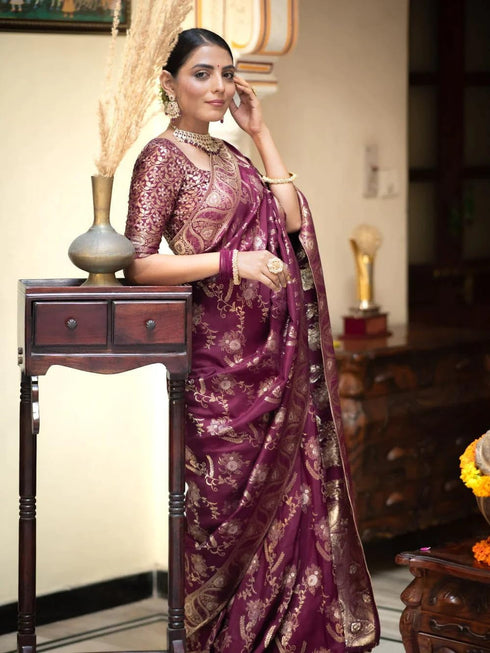 Vasthrlay Banarasi Decorative Traditional Az Ys Nazli Ethnic Wear