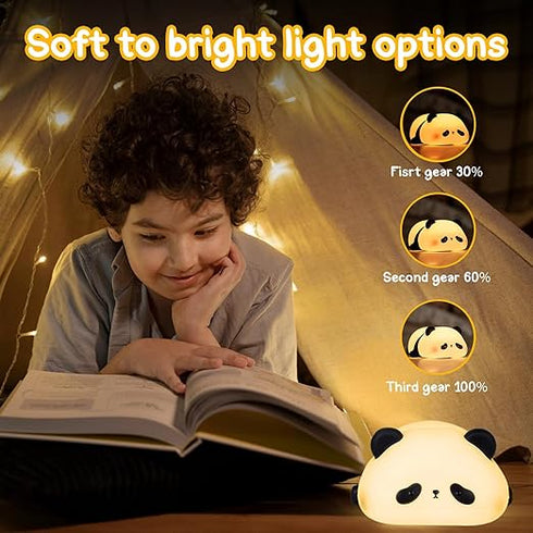 K3 Ventures Sleeping Panda Light | Panda Silicone Night Lamp for Kids