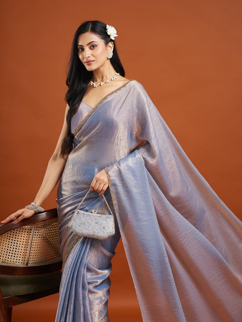 Vasthrlay Border Unstitched Saree