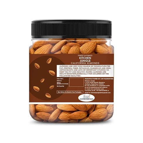 Kitchen Jungle 100% Natural and Premium California Almond