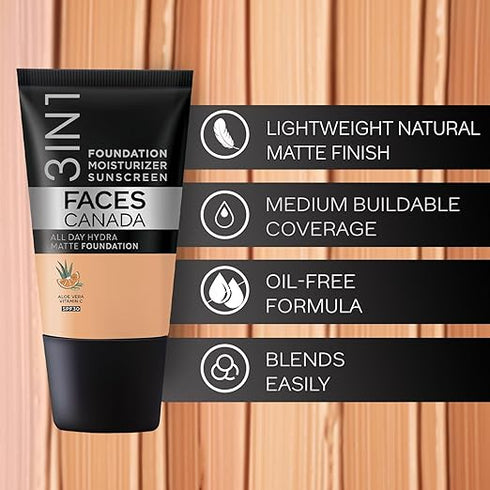 FACESCANADA Airbrushed Glow Full Combo