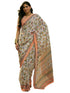 Vasthrlay Womens Printed Unstitched Baby Pink Saree