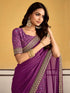 Vasthrlay Georgette Embroidered Unstitched Designer Ethnic Wear
