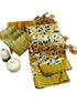 Vasthrlay Tussar Printed Contrast