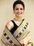 Vasthrlay Womens Weaving Unstitched Cream Saree