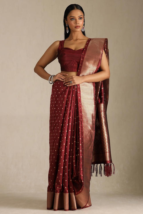 Vasthrlay Earth Tussar Design