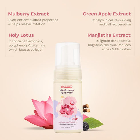 Maate Kids Foaming Face Wash