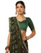 Vasthrlay Georgette Bandhani Unstitched Rani Pink Saree