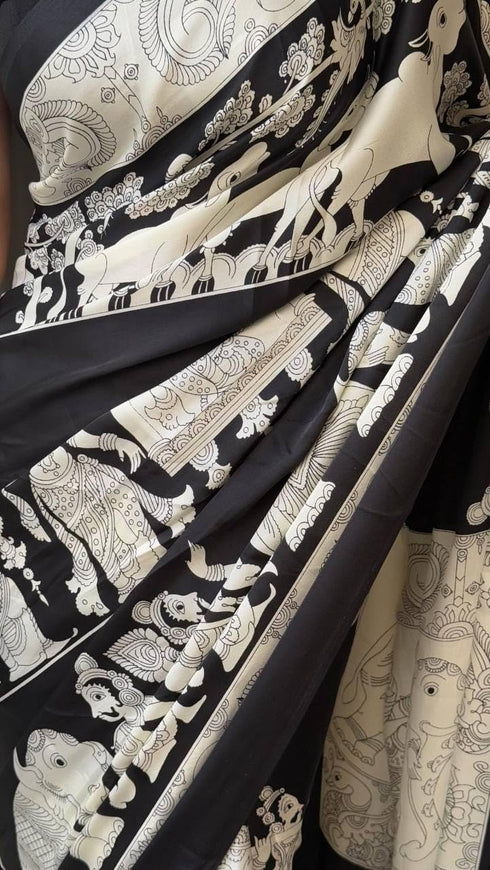 Vasthrlay Modal Kalamkari Designer Beautiful Blouse