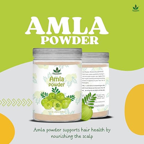 Havintha - Natural Amla Powder Jar - for Hair Growth Jar
