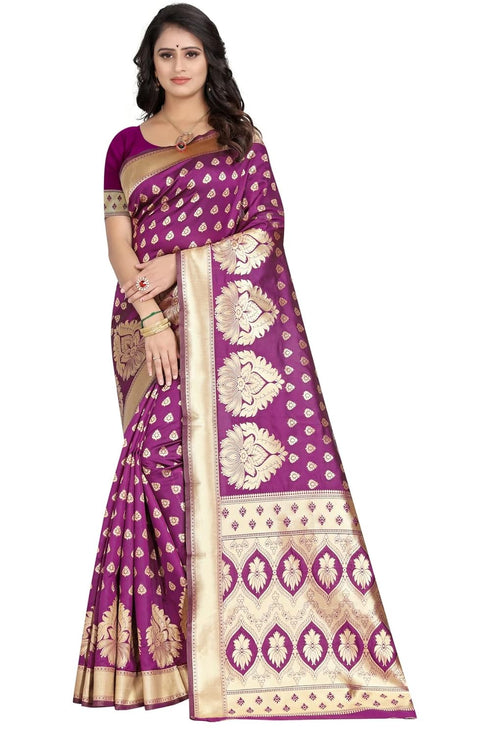 Vasthrlay Women's Kanchipuram Saree
