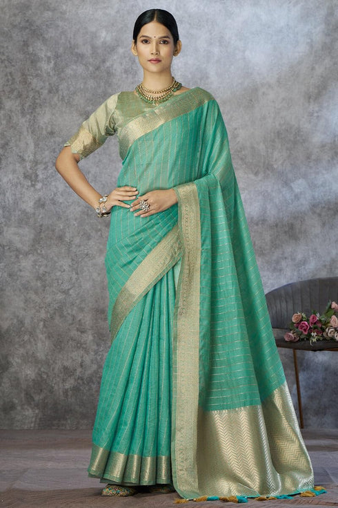 Vasthrlay Women's Cotton Unstitched Skin Friendly Saree