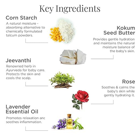 Forest Essentials Baby Body Powder Dasapushpadi