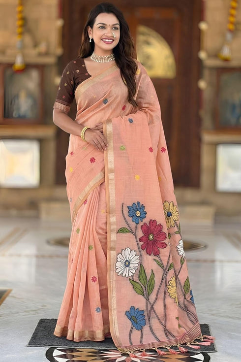 Vasthrlay Kanjivaram Cotton Blouse Ethnic Wear