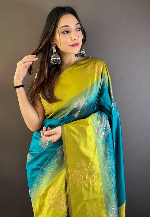 Vasthrlay Kanjivaram Woven Blouse Ethnic Wear