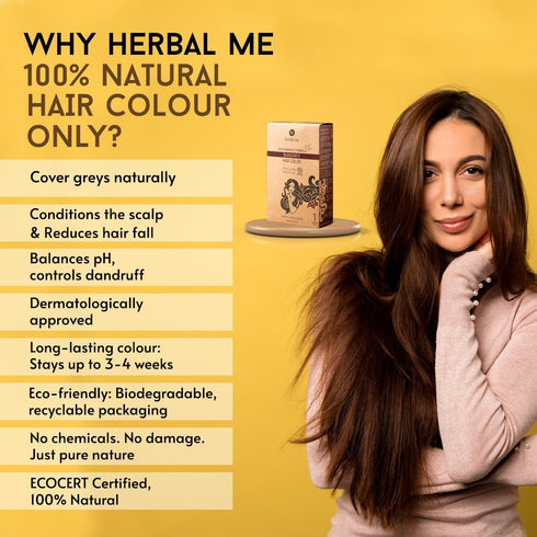 HM Herbal Me Dark Brown Natural Hair Color