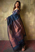 Vasthrlay Kanjivaram Cotton Lavender Ethnic Wear
