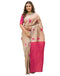 Vasthrlay Banarasi Unstitched Pink Saree