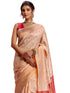 Vasthrlay Weaving Cream Saree