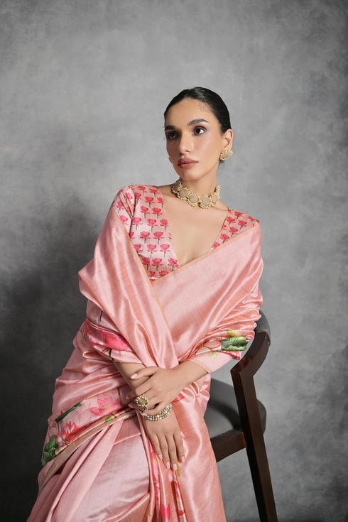 Vasthrlay Tussar Silk Saree