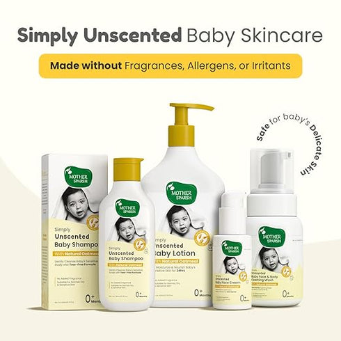 Mother Sparsh Simply Unscented Baby Lotion