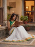 Vasthrlay Printed Lemon Yellow1 Yellow Saree
