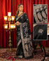 Vasthrlay Jacquard Silver Traditional Festive