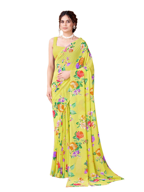 Vasthrlay Georgette Printed Saree