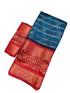 Vasthrlay Kalamkari Bandhani Contrast