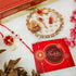 NutriSnacksBox Elegant Red Bhaiya Bhabhi Rakshabandan Hamper