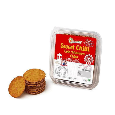 Seasonal Kart Sweet Chilli Coin Khakhra Chips