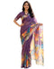 Vasthrlay Womens Printed Unstitched Dusty Pink Saree