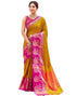 Vasthrlay Banarasi Jacquard Unstitched Mustard Saree