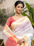 Vasthrlay Weaving White1 White Saree