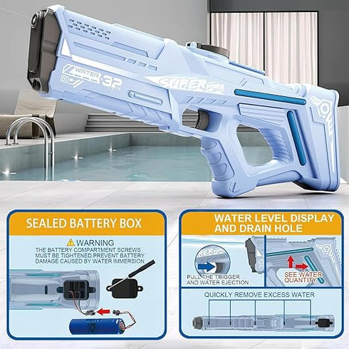 Storio Rechargeable Electric Battery Operated Water Gun(Super Power)