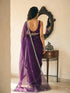Vasthrlay Magenta Unstitched Saree