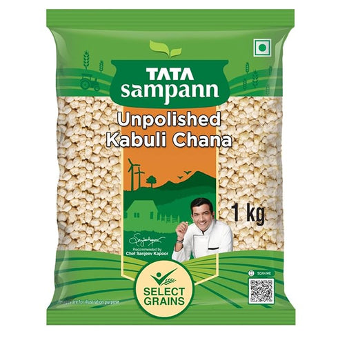 Tata Sampann Unpolished Kabuli Chana (Big Size)