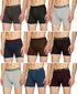 Dixcy Scott Cotton Plain/Solid Assorted Men's Trunk/Underwear - Pack of 9 (#Cross-Trunk-85 CM) (Color & Prints May Vary)