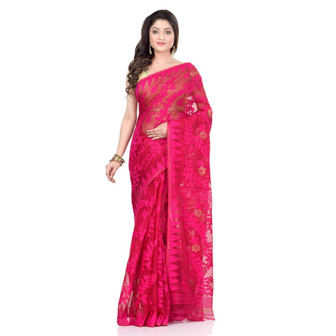 Vasthrlay Bengal Cotton `s Handloom Jamdani
