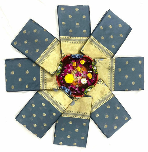 Vasthrlay Kanchipuram Kanjivaram Traditional Unstitched