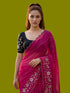 Vasthrlay Yellow Unstitched Saree