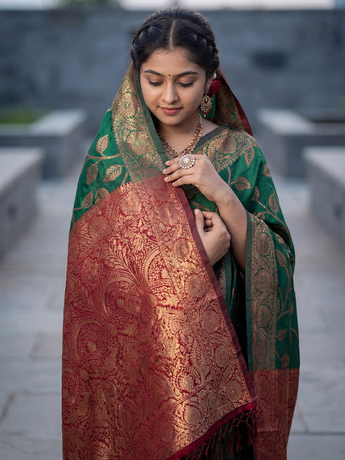 Vasthrlay Kanjivaram Woven Blouse Ethnic Wear