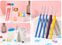 52 Piece Crochet Hook Set, 16 Sizes 0.6mm-8mm (L), Ergonomic Soft Plastic Handle