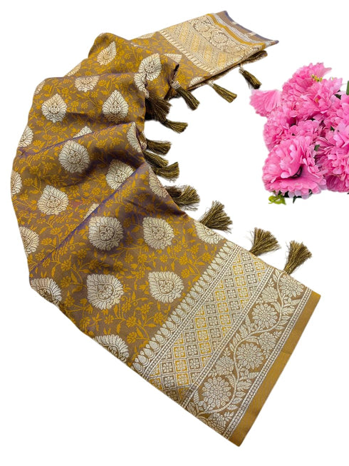 Vasthrlay Kanjivaram Banarasi Lavendar