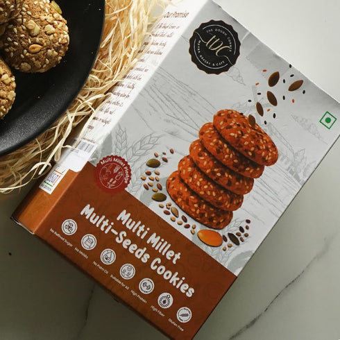 THE DOUGH CORNER Multi Millet Multi Seed Cookies