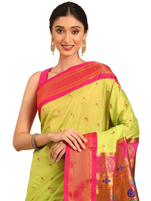 Vasthrlay Paithani Bottle Saree