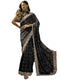 Vasthrlay Scalloped Embroidery Unstitched Lime Green Saree