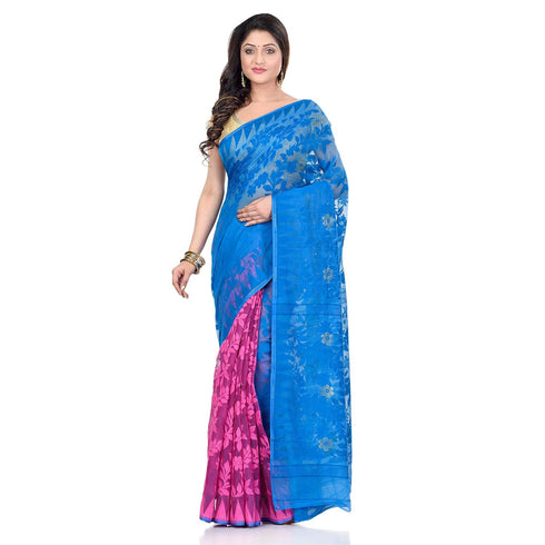Vasthrlay Bengal Cotton `s Handloom Jamdani